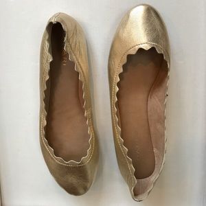 Tahari Ballet Flat (Gold) 6M