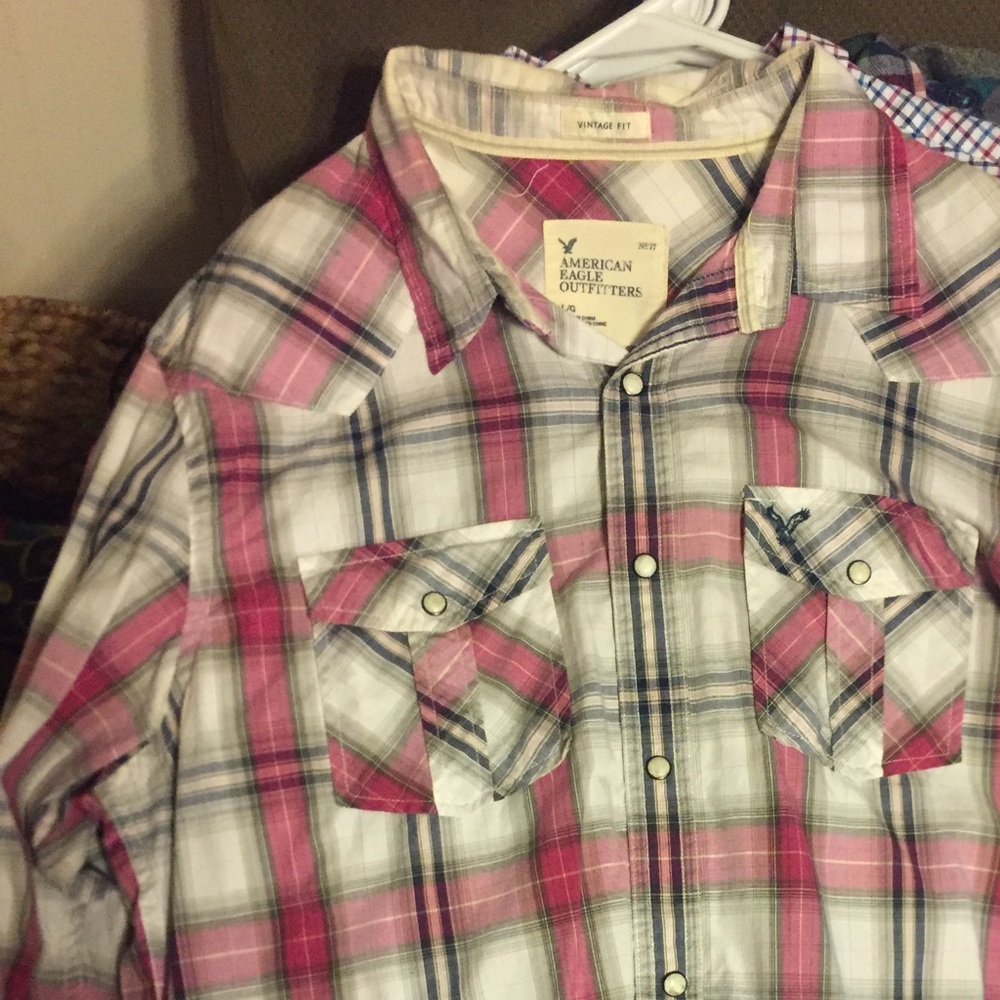 American Eagle button down