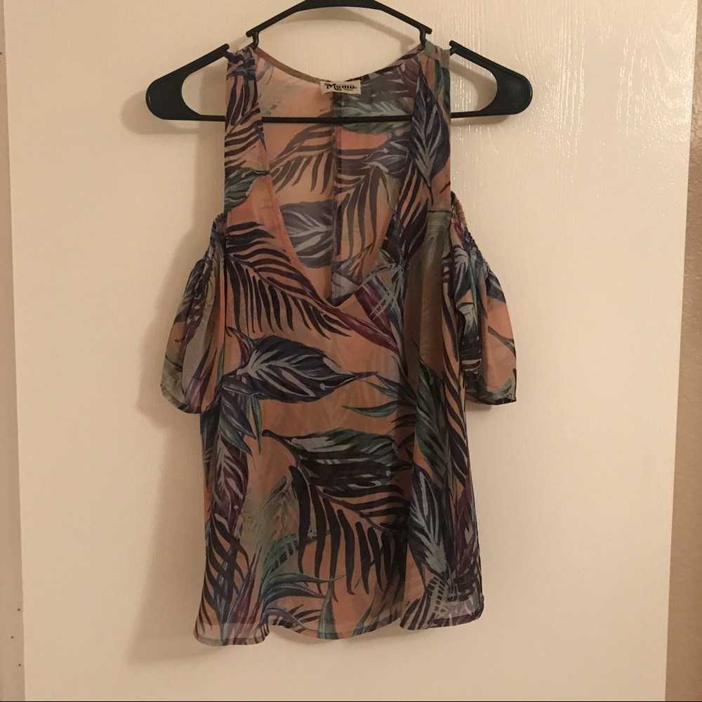 Show Me Your MuMu Palm Funday Hazel Top