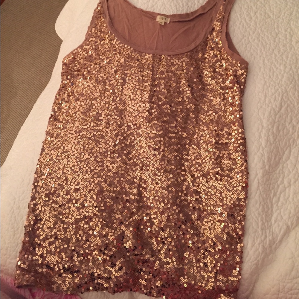 J Crew Sequins Tank