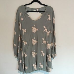 Free people embroidered Austin dress size small