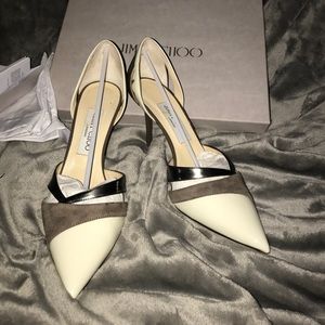 Jimmy Choo tricolor marcine pump