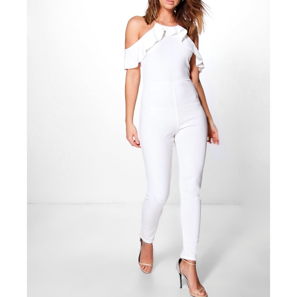 Ivory jumpsuit NWT