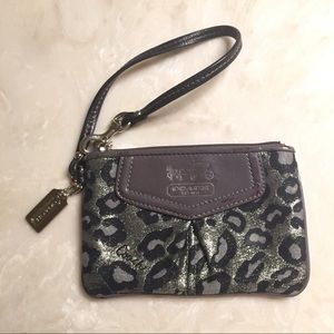 Coach Silver Wristlet