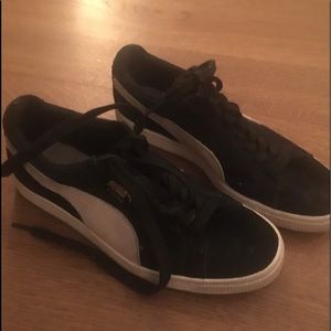 Suede puma sneakers