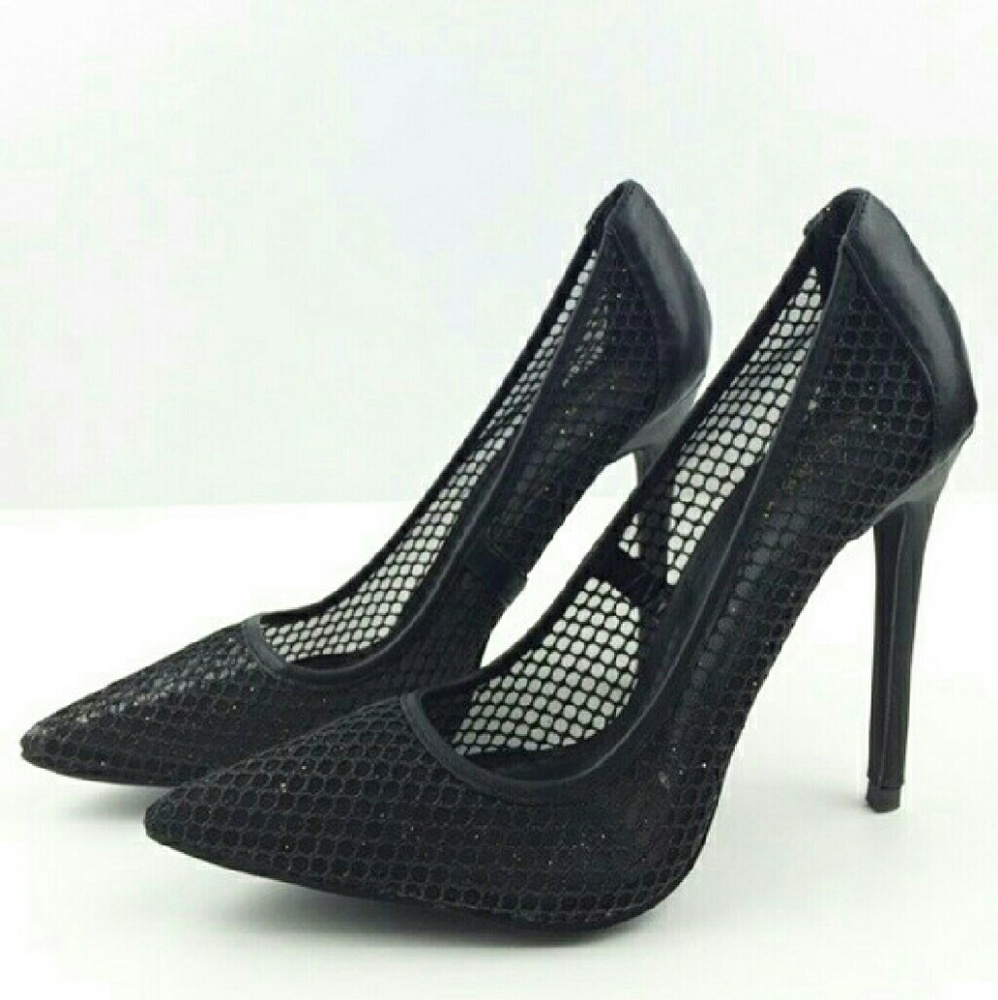 Sexy Sheer & Sparkle Pumps