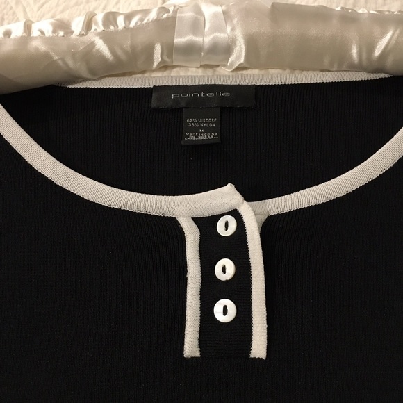 Black with White Trim Top - Picture 3 of 3