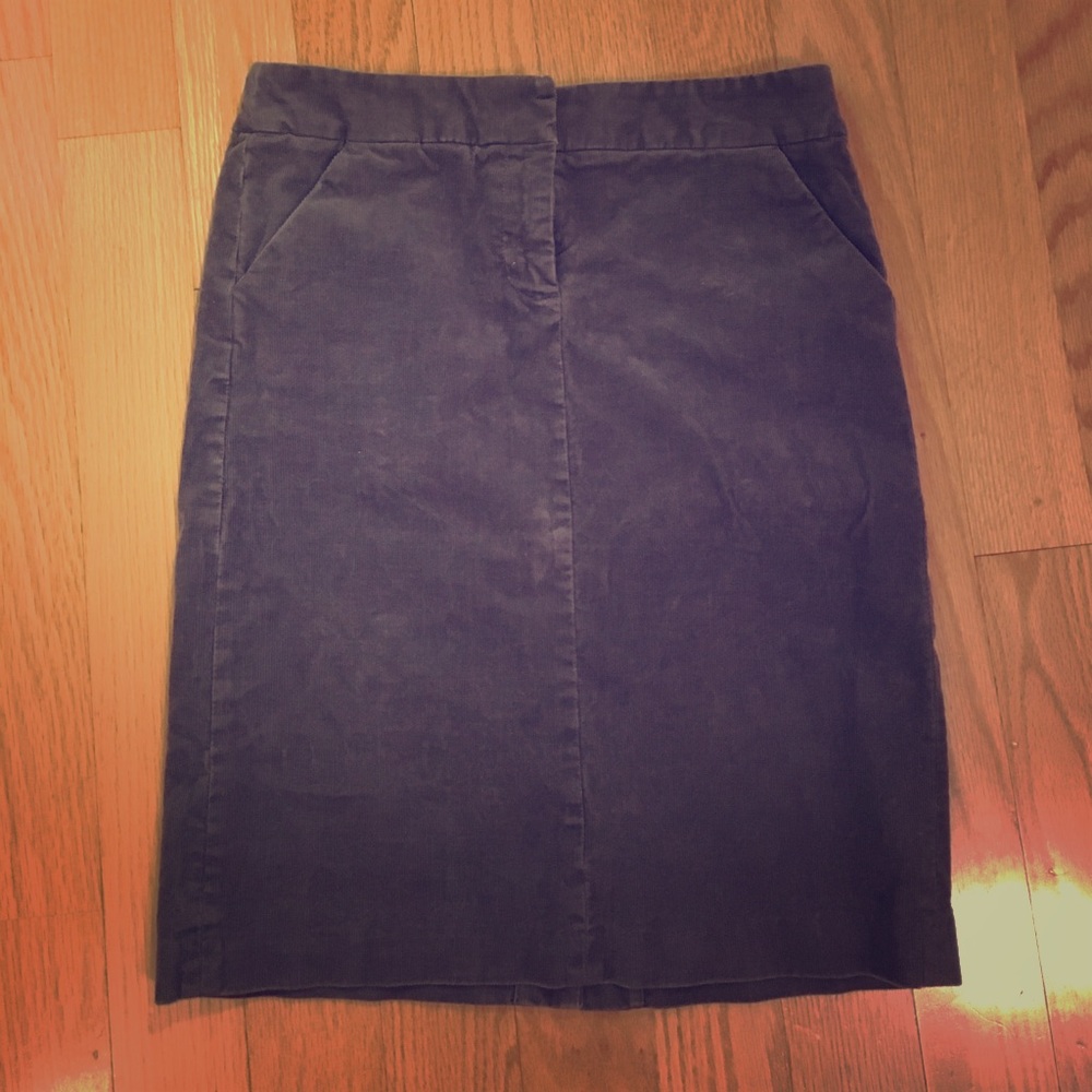 J. Crew Stretch Vintage Cord Skirt
