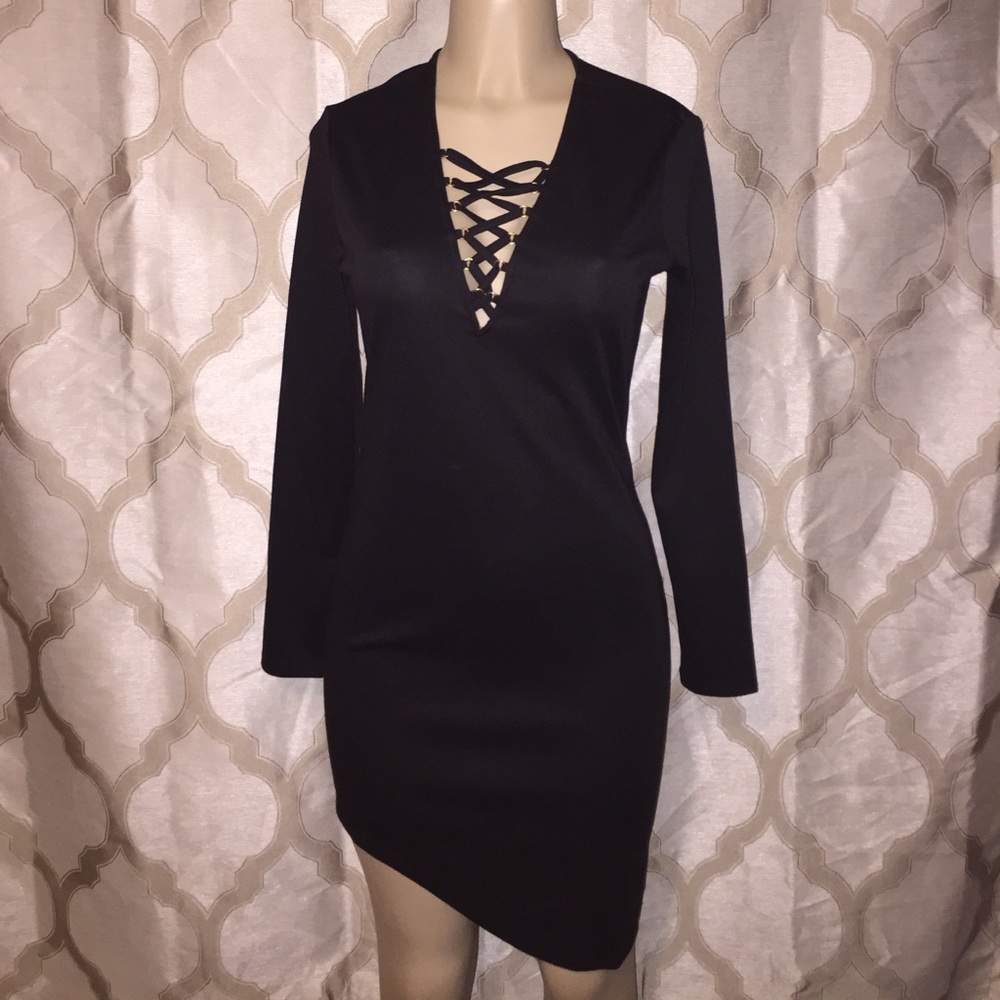 H & M black dress size 12