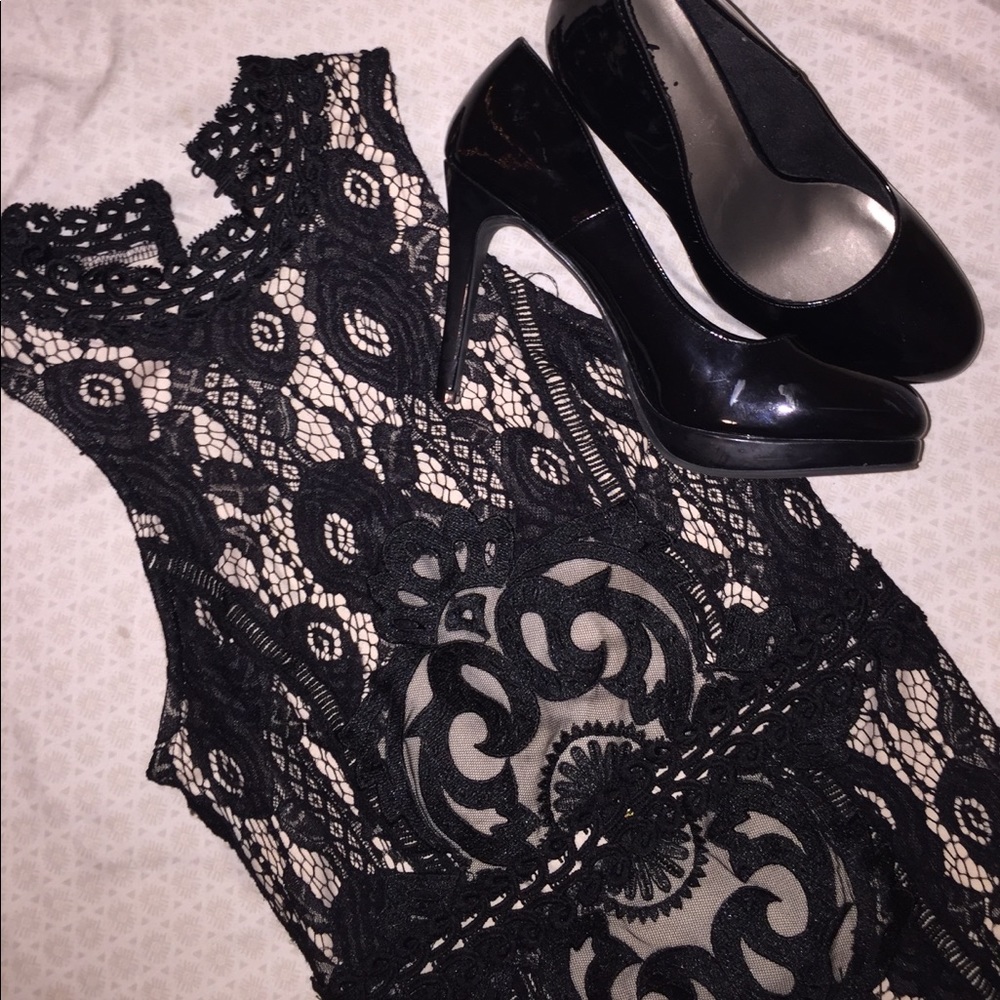 Black Lace Dress