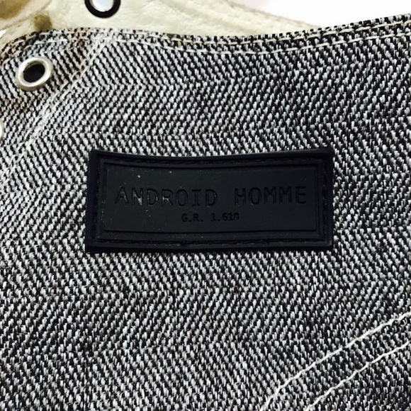 ANDROID HOMME GRAY TWEES HIGH TOP SNEAKERS 10 - Picture 4 of 7