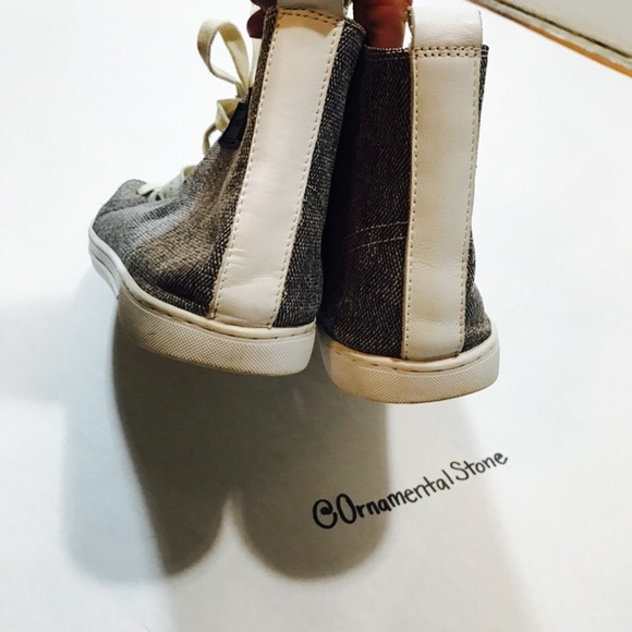 ANDROID HOMME GRAY TWEES HIGH TOP SNEAKERS 10 - Picture 5 of 7