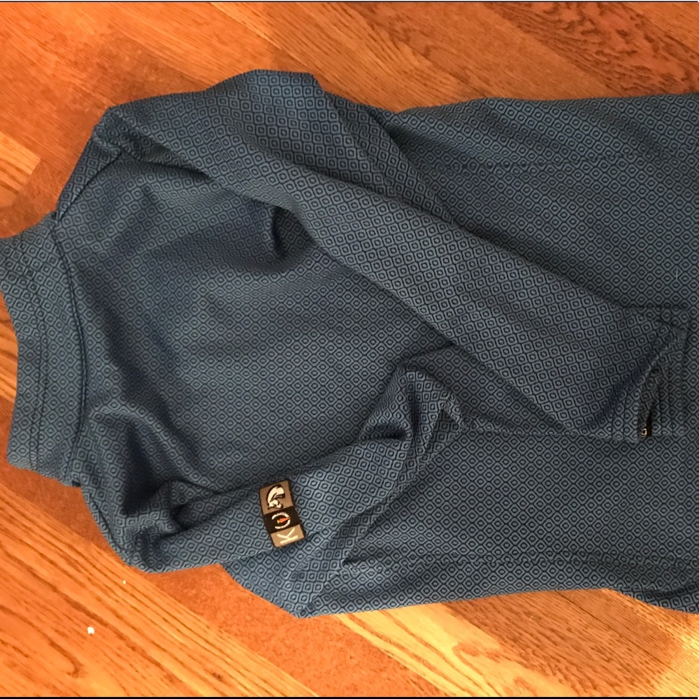 Kerrits quarter zip for horseback riding.