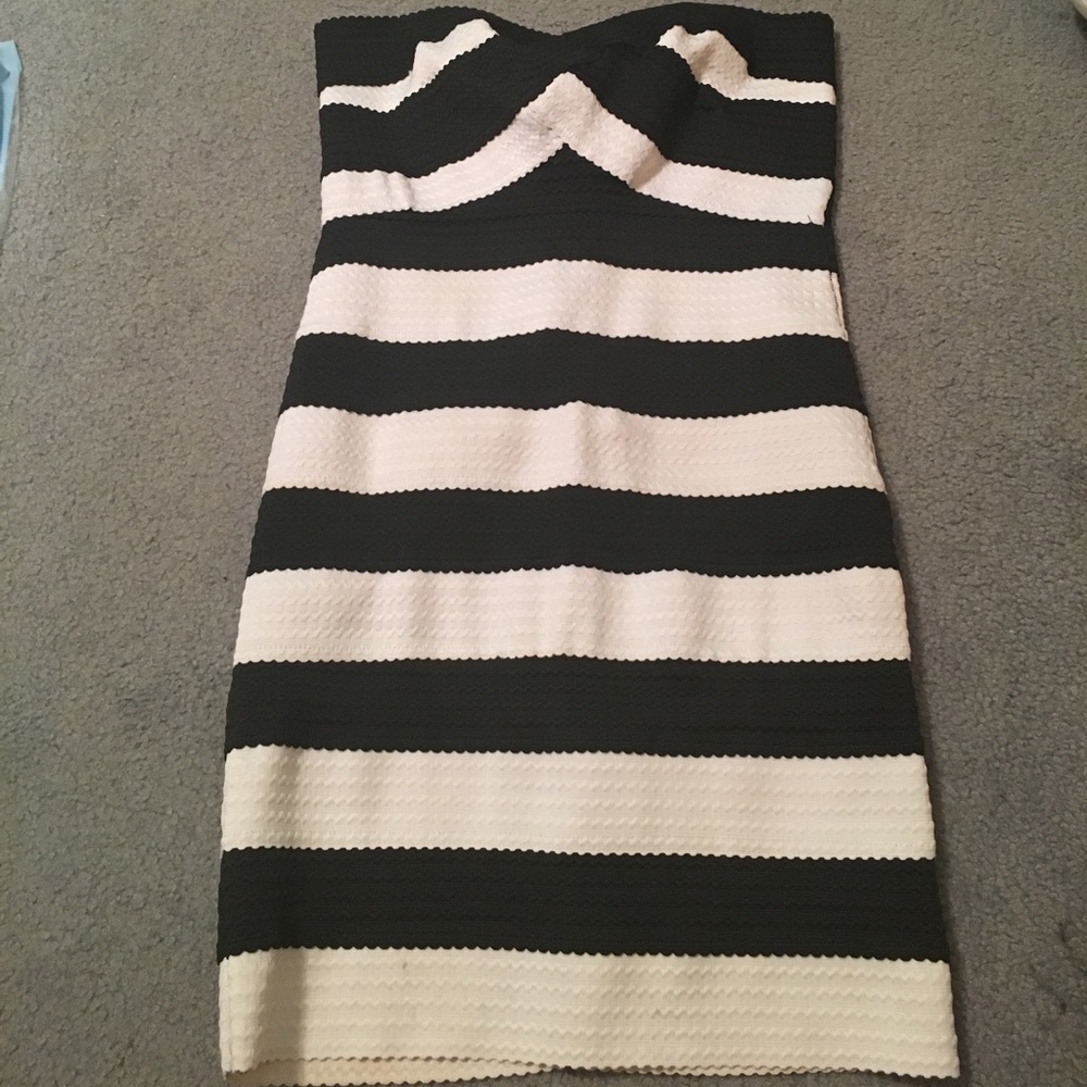 Striped Body Con Dress