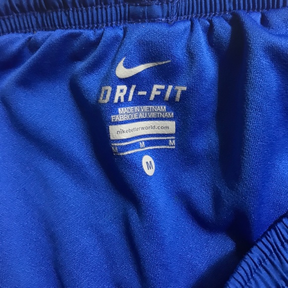 Blue and white nike shorts - Picture 2 of 2
