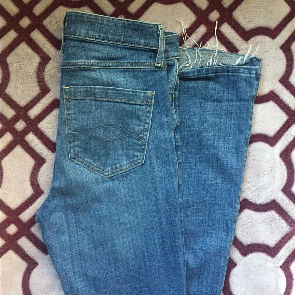 Abercrombie Distressed Flare Jeans