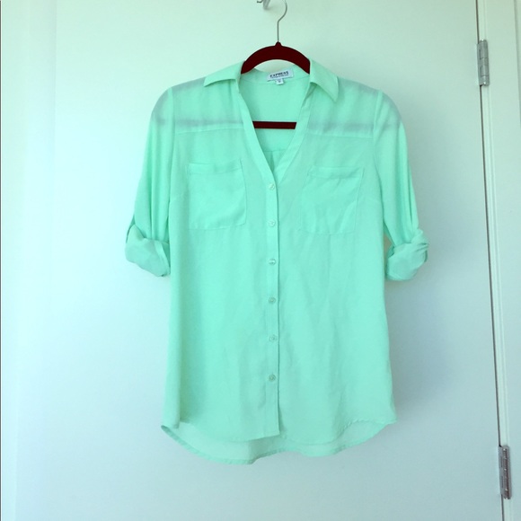 Express Cute mint Portofino shirt - Picture 3 of 4