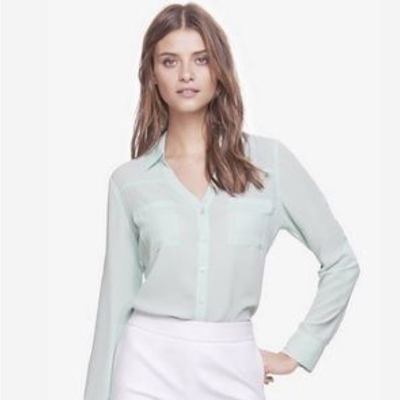 Express Cute mint Portofino shirt - Picture 2 of 4