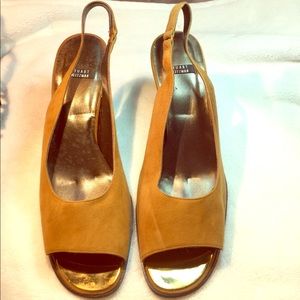 Stewart Weitzman Suede Sling Back Heels