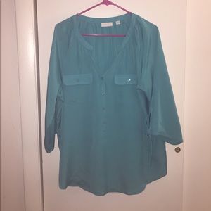 NWOT Teal Blouse