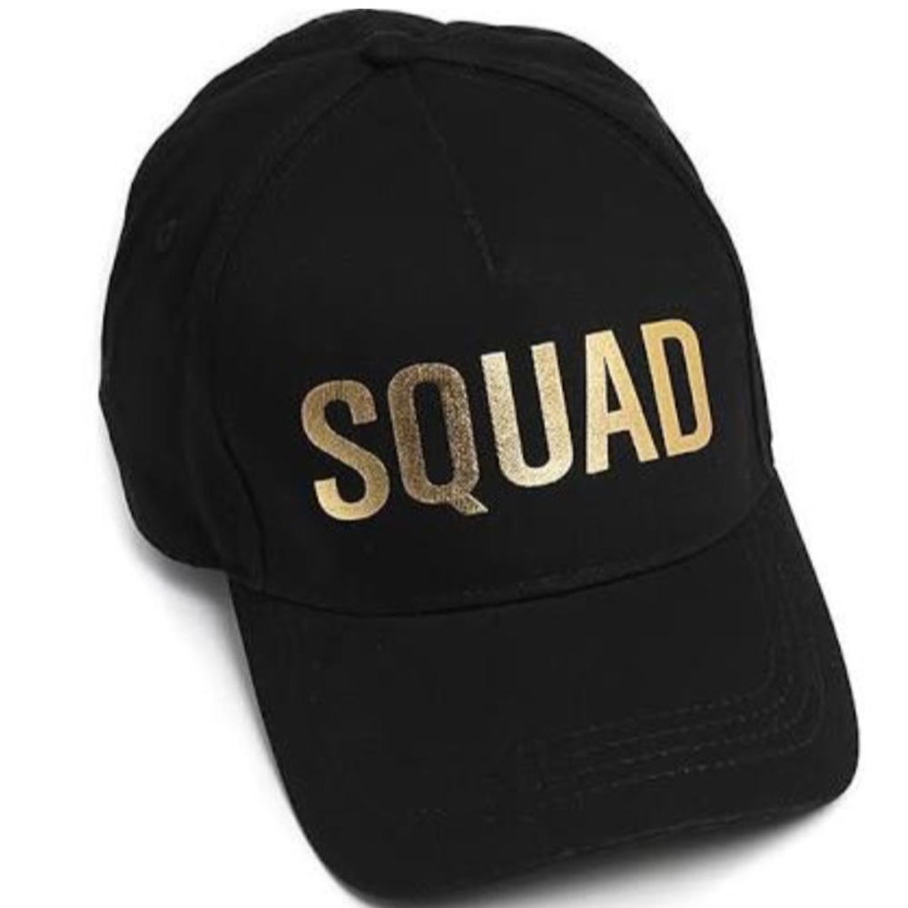 "SQUAD" baseball cap BLUE by Betsey Johnson