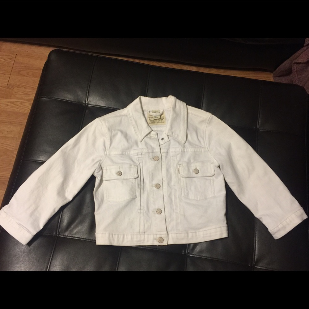Beautiful white Jean jacket