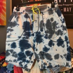 tie dye shorts