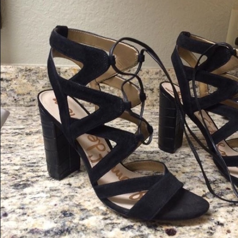 Sam Edelman lace up heels