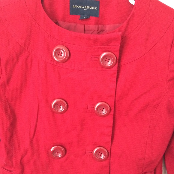 Banana Republic Red Jacket - Picture 4 of 6