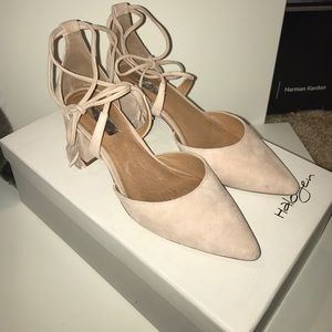 Halogen Iris Lace-Up d'Orsay Pump