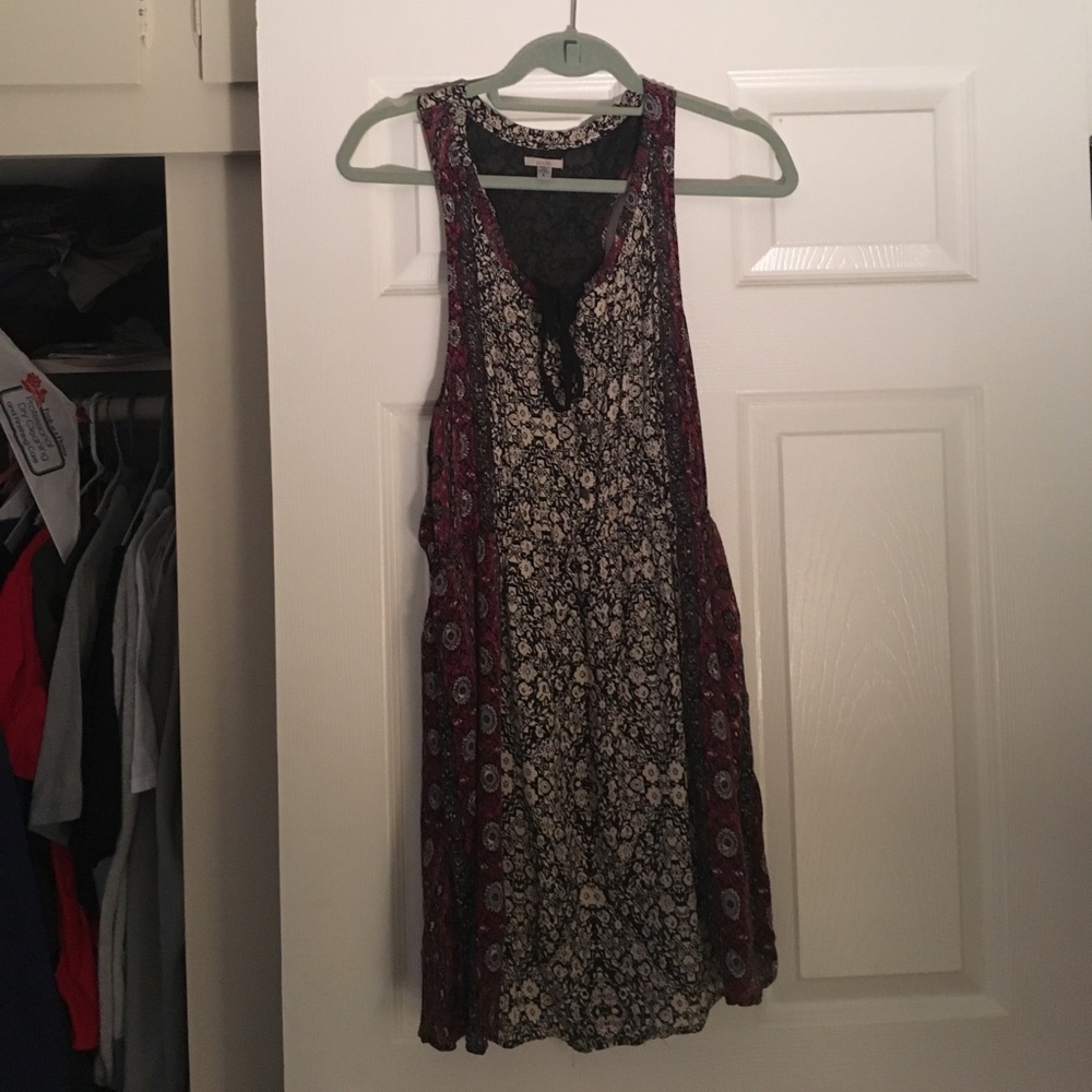 Ecote Floral summer dress with scrunched waist