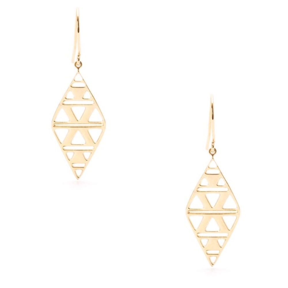 Gorjana Gold Cutout Earrings