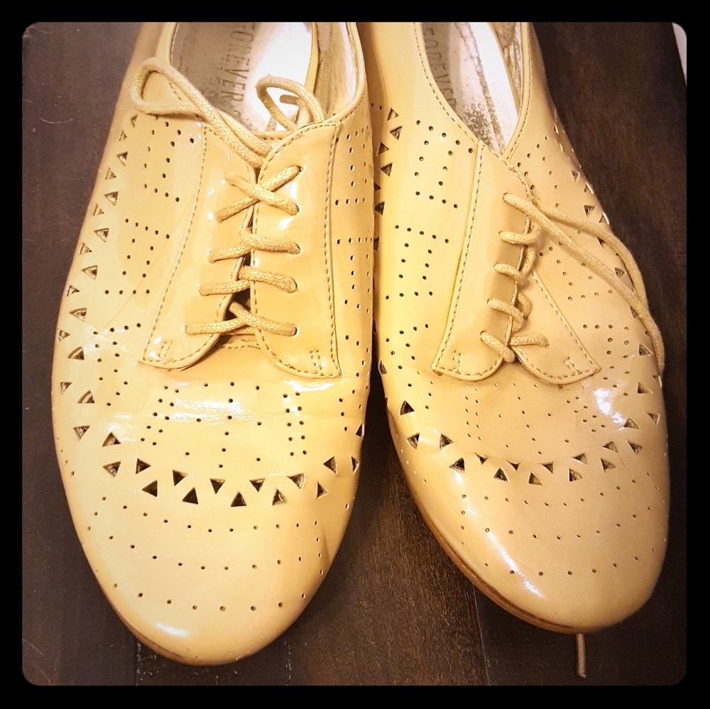 Flats from Forever 21, tan
