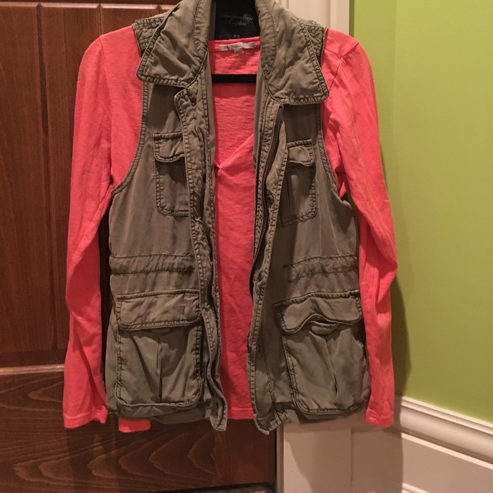 Army Green Loose Vest