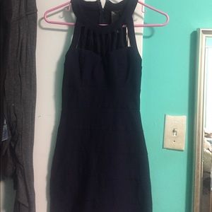 Bodycon navy blue dress