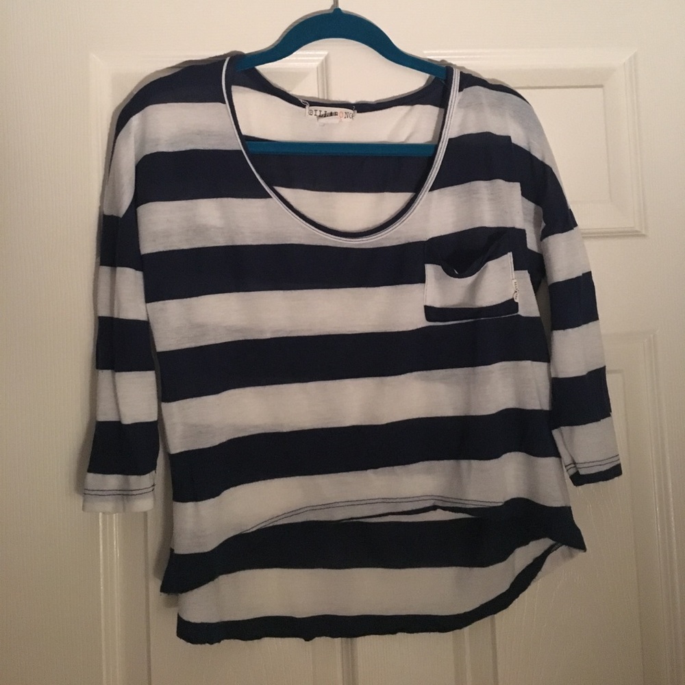 Billabong Adorable Striped crop top