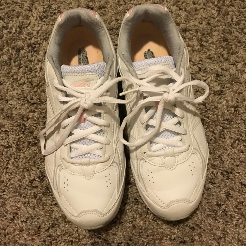 White running shoes