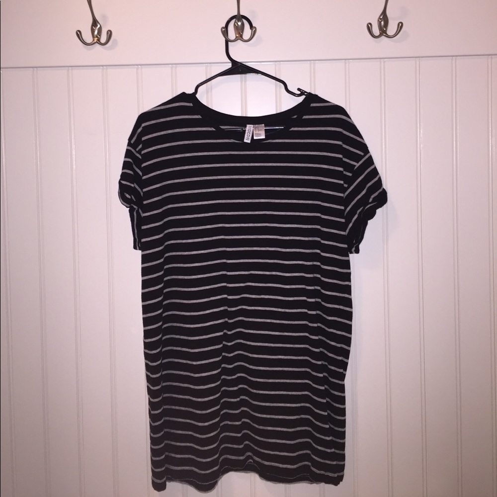H&M Striped T-Shirt Dress