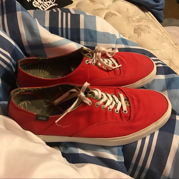 Red vans size 11 - Picture 1 of 1
