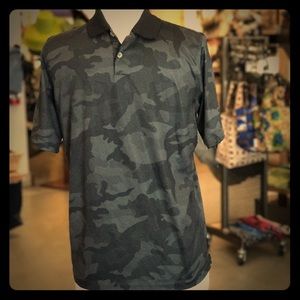 Nike Golf - black & gray camouflage polo