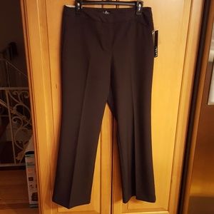 Nicole Miller dark chocolate pants