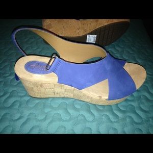 Clarks Artisan Caslynn Shae Wedge Sandals 12M