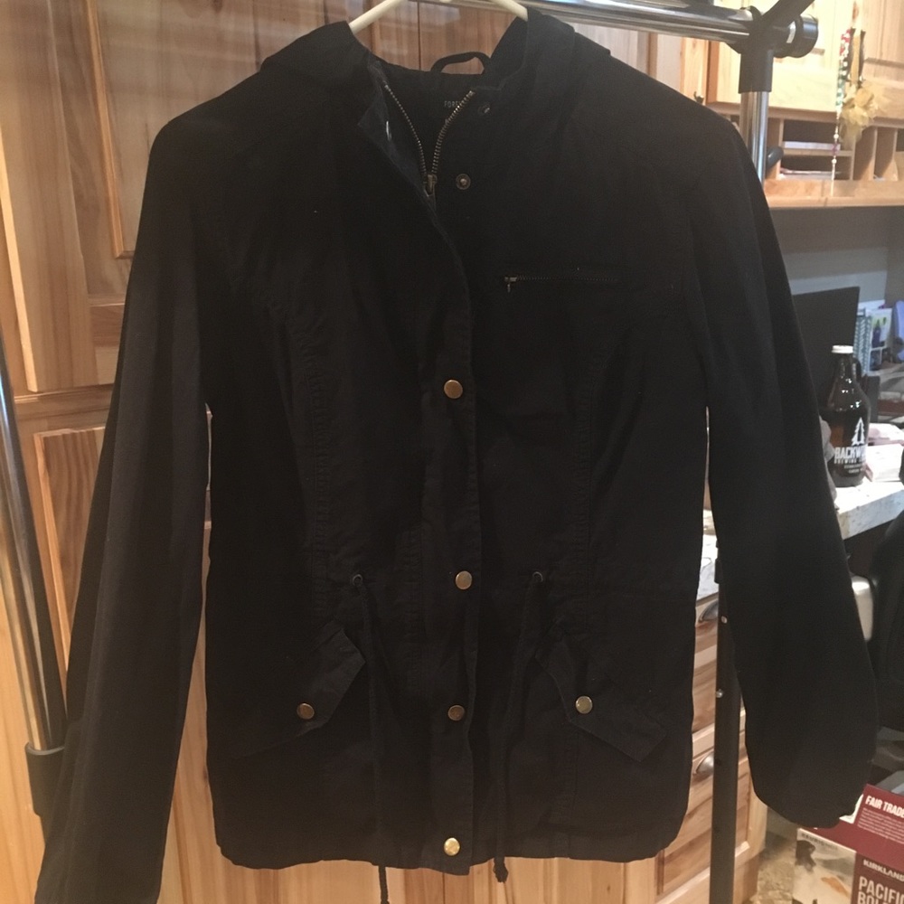 Black utility jacket