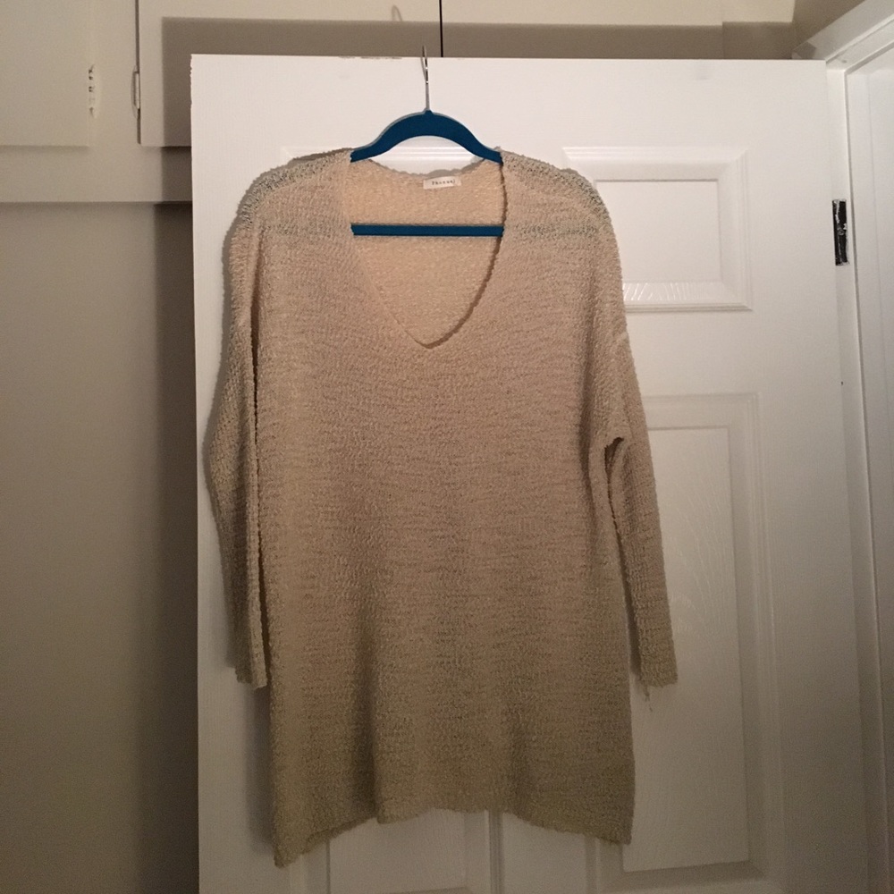 Cream and comfortable sweater