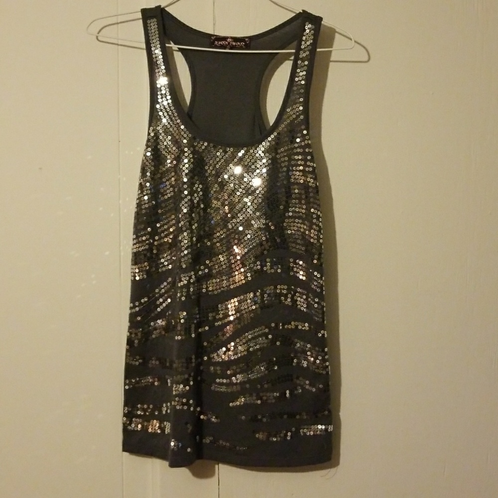 Almost famous sequin tank