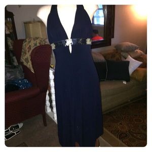 Navy Blue Formal Dress