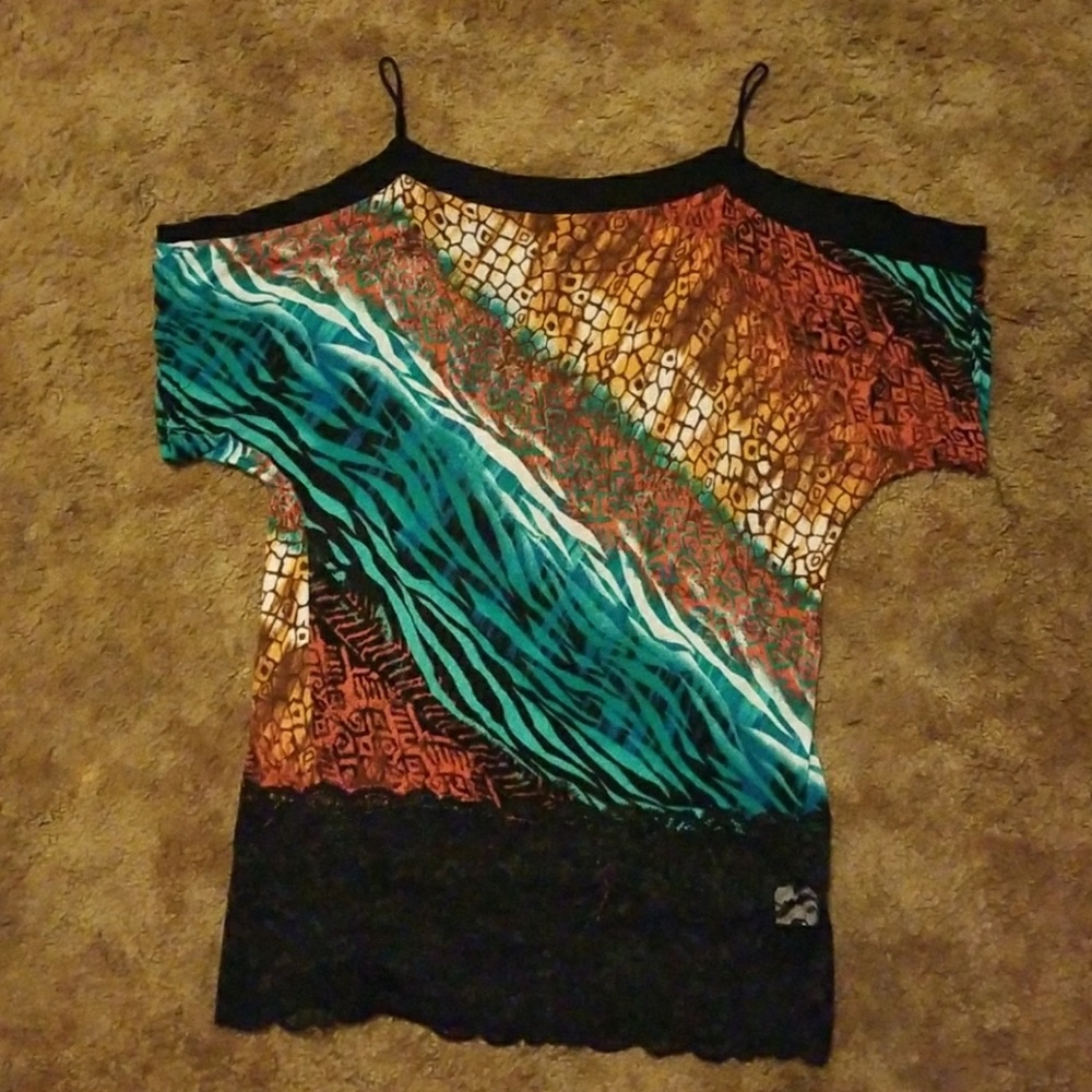 Multi color dress top