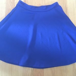 Blue skater skirt size medium