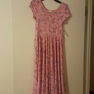 Lularoe dot dot smile pink