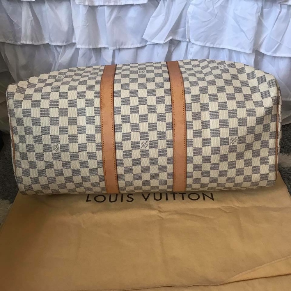 Auth Damier Azur Keepall 50 - Picture 8 of 8